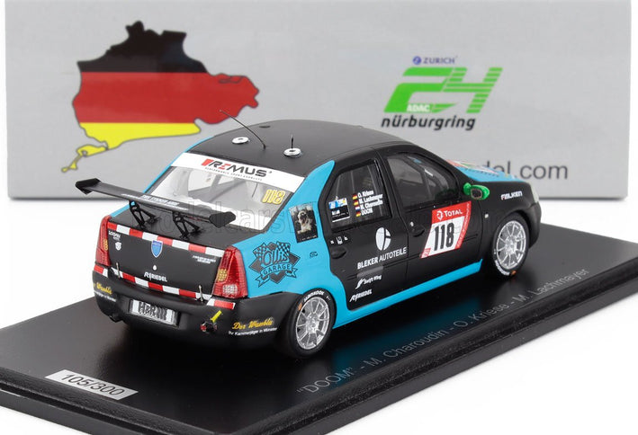 DACIA | LOGAN TEAM SWIFTWING.DE N 118 24h NURBURGRING 2021 O.KRIESE - M.LACHMAYER - M.CHAROUDIN | BLACK BLUE