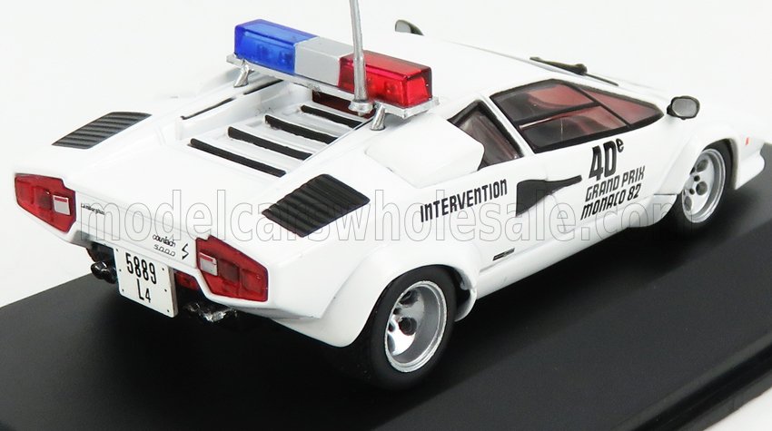 LAMBORGHINI | COUNTACH 5000S SAFETY CAR F1 GP MONACO 1982 | WHITE