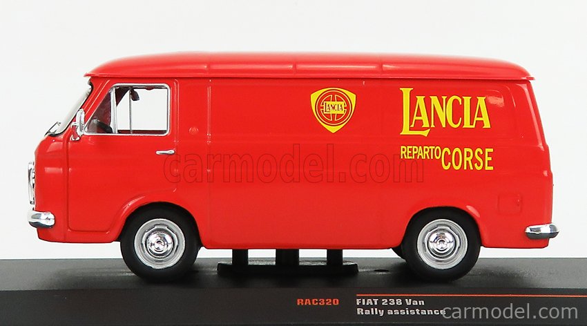 Fiat 238 Furgone Van 1S Rally Assistance Lancia Reparto Corse 1971 1:43 IXO Models červená