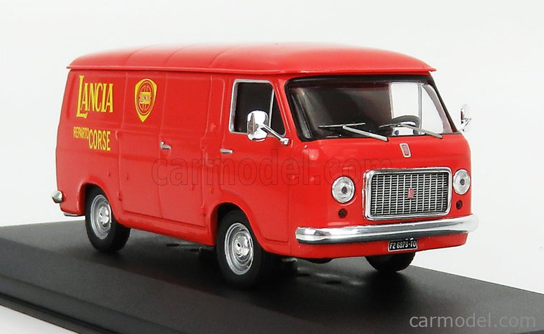 Fiat 238 Furgone Van 1S Rally Assistance Lancia Reparto Corse 1971 1:43 IXO Models červená