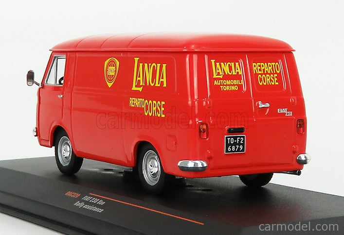 Fiat 238 Furgone Van 1S Rally Assistance Lancia Reparto Corse 1971 1:43 IXO Models červená