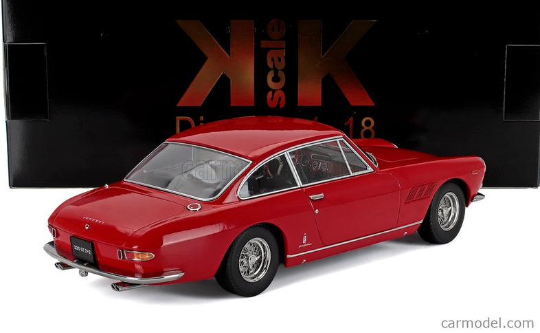 Ferrari 330GT 2+2 1964 - Beige Interior 1:18 KK Scale červená