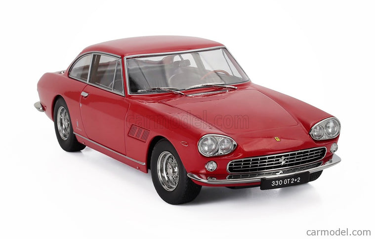 Ferrari 330GT 2+2 1964 - Beige Interior 1:18 KK Scale červená