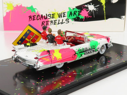 CADILLAC | ELDORADO BIARRITZ CABRIOLET 1959 - PARADE DES PILOTES TEAM REBELLION RACING 24h LE MANS 2019 T.LAURENT - G.MENEZES - N.BERTHON | WHITE PINK BLACK