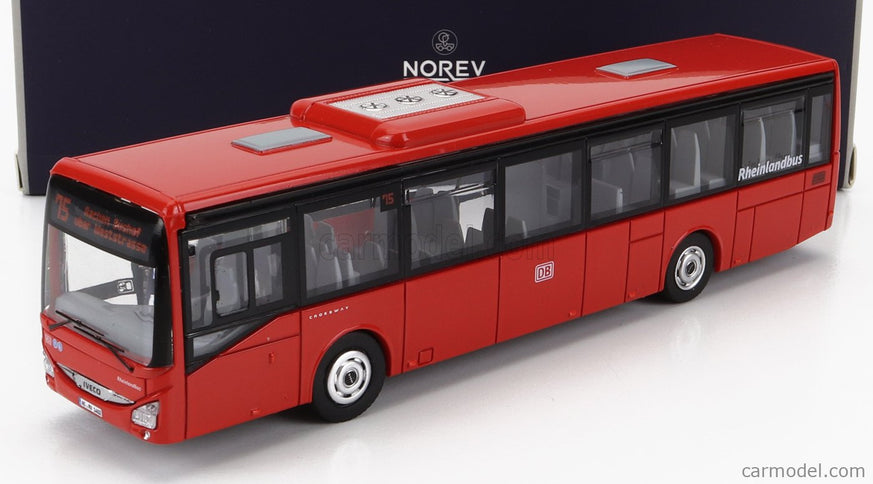 Iveco Bus Crossway Rheinlandbayern 2006 1:87 Norev červená