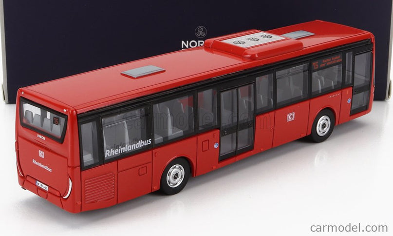 Iveco Bus Crossway Rheinlandbayern 2006 1:87 Norev červená