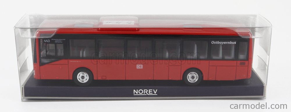 Iveco Bus Crossway Ostobayern 2006 1:87 Norev červená