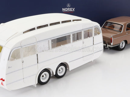 PEUGEOT | 404 WITH CARAVAN ROULOTTE HENON 1965 | BROWN MET