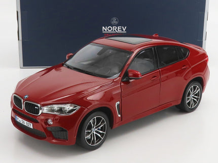 BMW X6 M 2015 1:18 Norev červená metalická