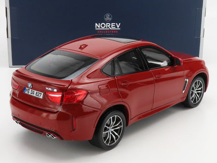 BMW X6 M 2015 1:18 Norev červená metalická