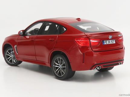 BMW X6 M 2015 1:18 Norev červená metalická