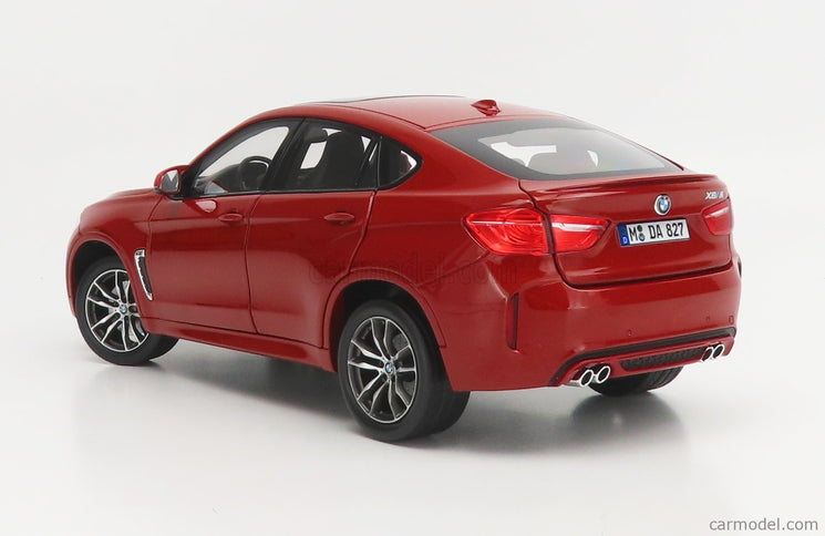 BMW X6 M 2015 1:18 Norev červená metalická