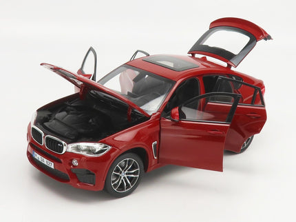 BMW X6 M 2015 1:18 Norev červená metalická