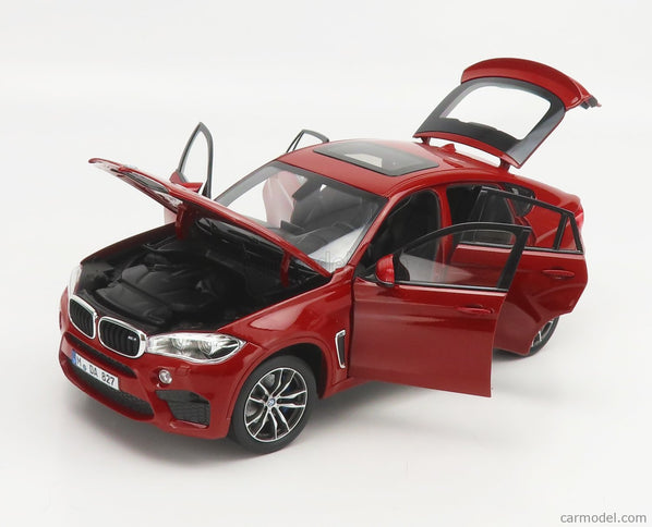 BMW X6 M 2015 1:18 Norev červená metalická