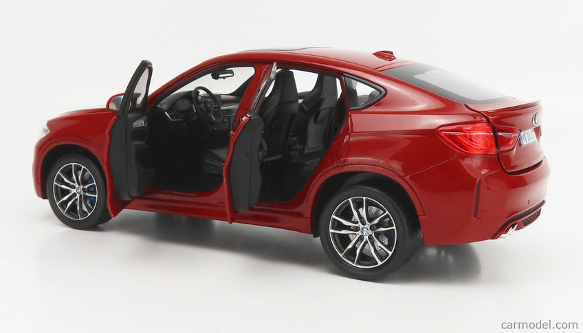 BMW X6 M 2015 1:18 Norev červená metalická