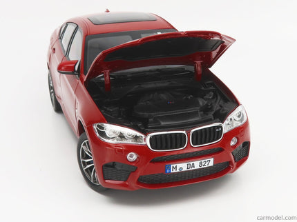 BMW X6 M 2015 1:18 Norev červená metalická