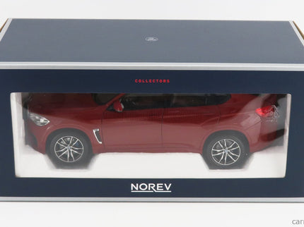 BMW X6 M 2015 1:18 Norev červená metalická