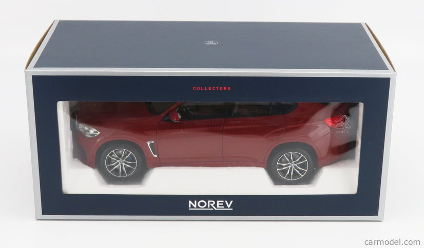 BMW X6 M 2015 1:18 Norev červená metalická