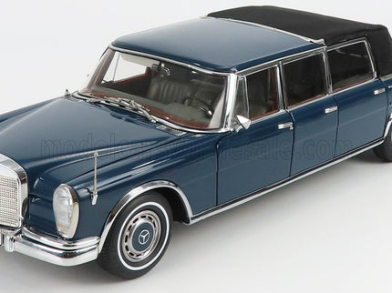 MERCEDES BENZ | S-CLASS 600 PULLMAN (W100) LANDAULET SOFT-TOP SEMICONVERTIBLE 1969 | BLUE