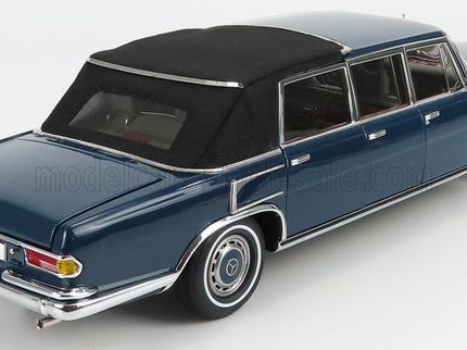 MERCEDES BENZ | S-CLASS 600 PULLMAN (W100) LANDAULET SOFT-TOP SEMICONVERTIBLE 1969 | BLUE