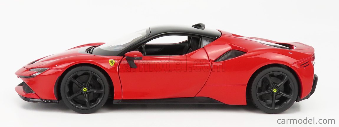 Ferrari SF90 Stradale Hybrid 1000hp 2019 1:18 Bburago červená čierna