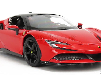 Ferrari SF90 Stradale Hybrid 1000hp 2019 1:18 Bburago červená čierna