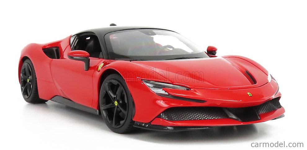 Ferrari SF90 Stradale Hybrid 1000hp 2019 1:18 Bburago červená čierna