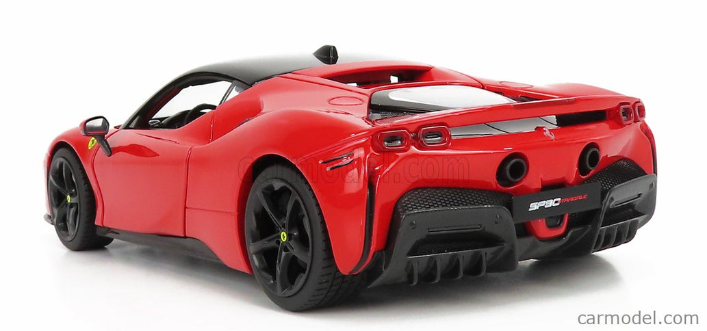 Ferrari SF90 Stradale Hybrid 1000hp 2019 1:18 Bburago červená čierna