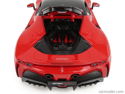 Ferrari SF90 Stradale Hybrid 1000hp 2019 1:18 Bburago červená čierna