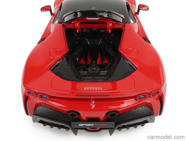Ferrari SF90 Stradale Hybrid 1000hp 2019 1:18 Bburago červená čierna