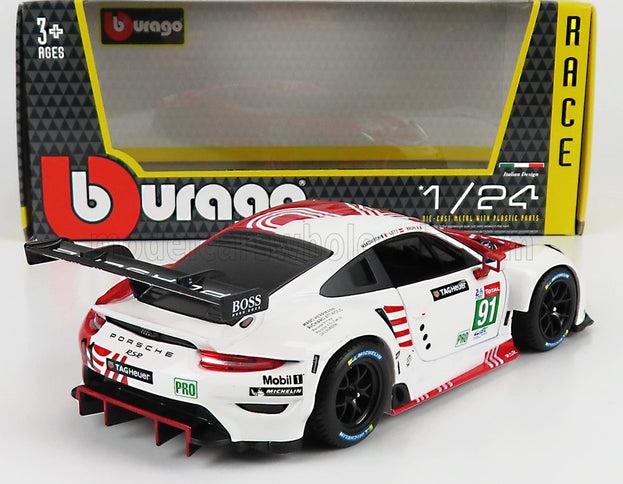 PORSCHE | 911 991-2 RSR TEAM PORSCHE GT N 91 24h LE MANS 2020 R.LIETZ - G.BRUNI - F.MAKOWIECKI | RED WHITE