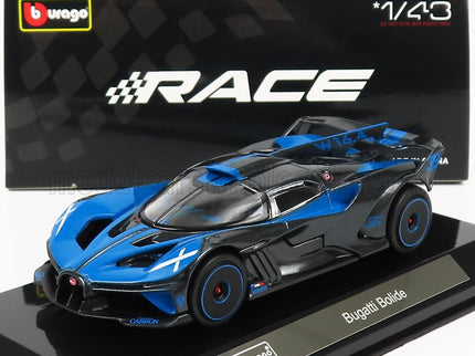 BUGATTI | BOLIDE W16 8.0 FOUR-TURBO 1850hp 500km/h 2020 - CON VETRINA - WITH SHOWCASE | BLUE BLACK
