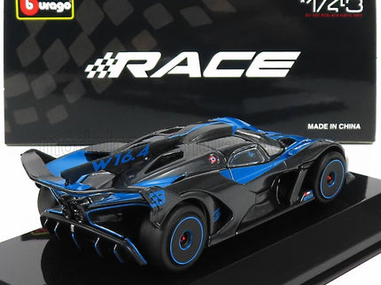 BUGATTI | BOLIDE W16 8.0 FOUR-TURBO 1850hp 500km/h 2020 - CON VETRINA - WITH SHOWCASE | BLUE BLACK