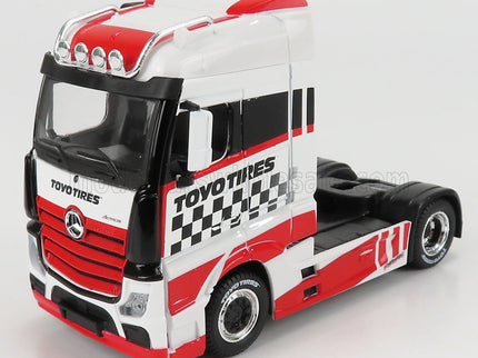 MERCEDES BENZ | ACTROS 2 GIGASPACE TRACTOR TRUCK 2-ASSI TOYO TIRES 2016 | WHITE RED