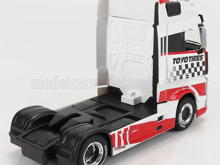 MERCEDES BENZ | ACTROS 2 GIGASPACE TRACTOR TRUCK 2-ASSI TOYO TIRES 2016 | WHITE RED