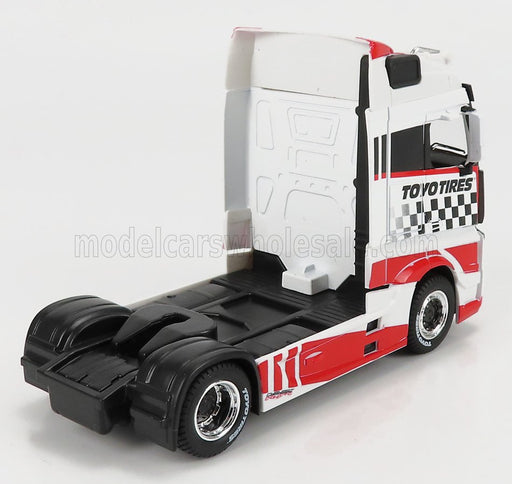 MERCEDES BENZ | ACTROS 2 GIGASPACE TRACTOR TRUCK 2-ASSI TOYO TIRES 2016 | WHITE RED