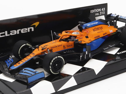 McLAREN | F1  MCL35L TEAM MCLAREN N 3 WINNER ITALY GP 2021 DANIEL RICCIARDO | ORANGE LIGHT BLUE