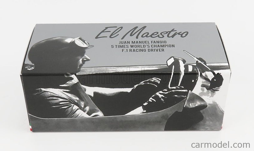 Mercedes Benz 300 Slr Roadster N°112 Targa Florio 1955 Jan Manuel Fangio 1:43 Brumm strieborná