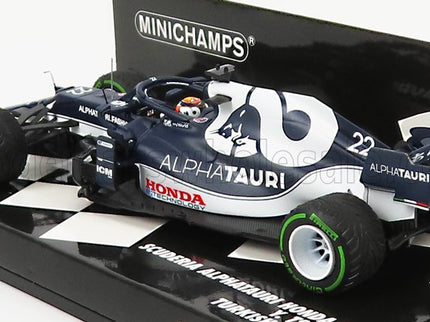 ALPHA TAURI | F1  AT02 HONDA RA620H TEAM ALPHA TAURI N 22 TURKISH GP 2021 YUKI TSUNODA | WHITE BLUE