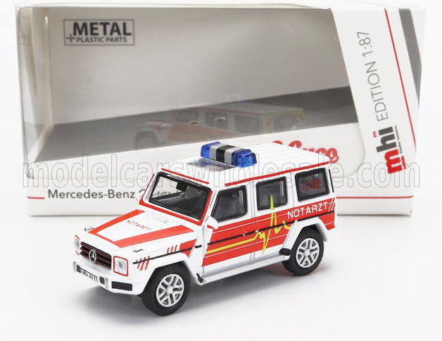 MERCEDES BENZ | G-CLASS NOTARZT POLICE 1995 | WHITE RED