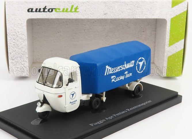 PIAGGIO | APE PENTARO RENNTRANSPORTER MESSERSCHMITT 1948 | WHITE BLUE