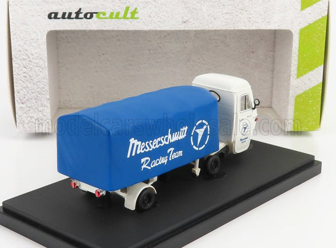 PIAGGIO | APE PENTARO RENNTRANSPORTER MESSERSCHMITT 1948 | WHITE BLUE