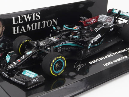 MERCEDES GP | F1  W12 MERCEDES M12 EQ POWER+ TEAM AMG PETRONAS MOTORSPORT FORMULA ONE N 44 WINNER QATAR GP 2021 LEWIS HAMILTON | BLACK GREEN