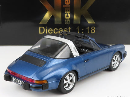 Porsche 911 Carrera 3.0 Targa 1977 1:18 KK Scale modrá metalická