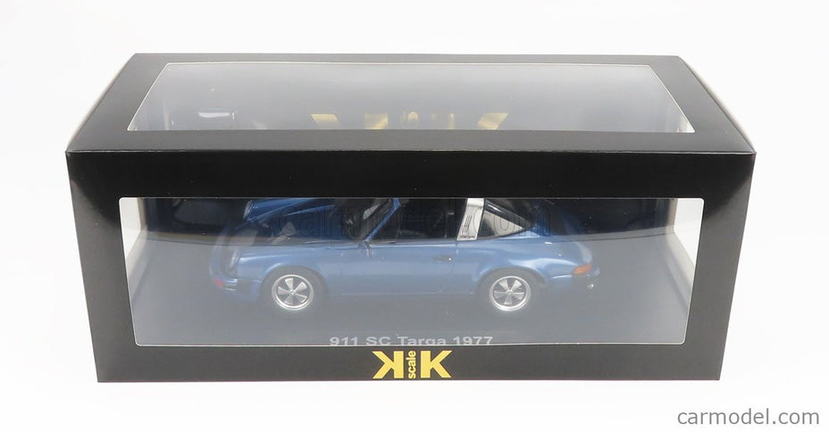 Porsche 911 Carrera 3.0 Targa 1977 1:18 KK Scale modrá metalická