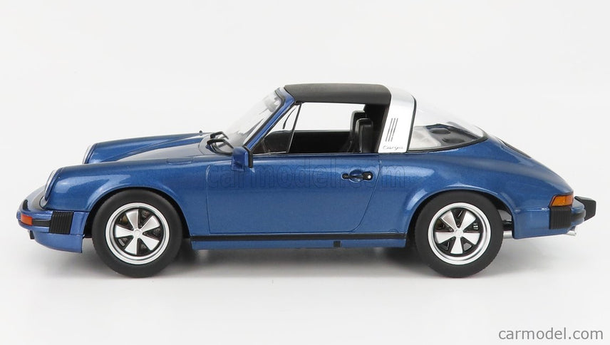 Porsche 911 Carrera 3.0 Targa 1977 1:18 KK Scale modrá metalická
