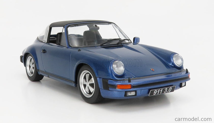 Porsche 911 Carrera 3.0 Targa 1977 1:18 KK Scale modrá metalická