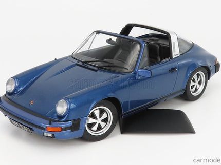 Porsche 911 Carrera 3.0 Targa 1977 1:18 KK Scale modrá metalická