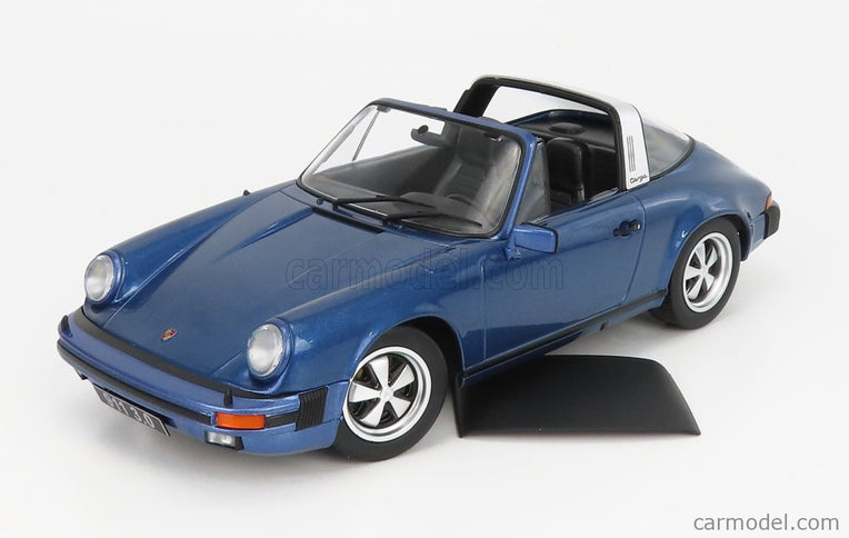 Porsche 911 Carrera 3.0 Targa 1977 1:18 KK Scale modrá metalická