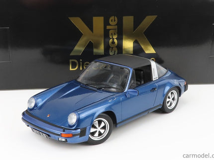 Porsche 911 Carrera 3.0 Targa 1977 1:18 KK Scale modrá metalická